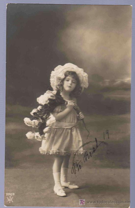 Postales: TARJETA POSTAL ANTIGUA INFANTIL. - Foto 1