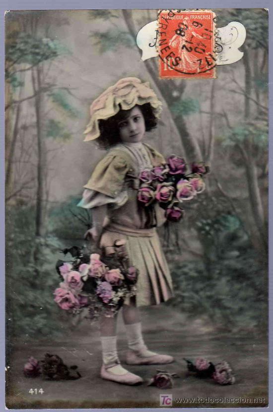 Postales: TARJETA POSTAL ANTIGUA INFANTIL. - Foto 1