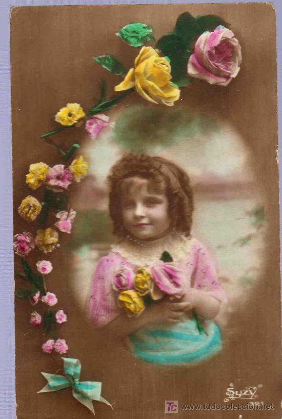 Postales: TARJETA POSTAL ANTIGUA INFANTIL. - Foto 1