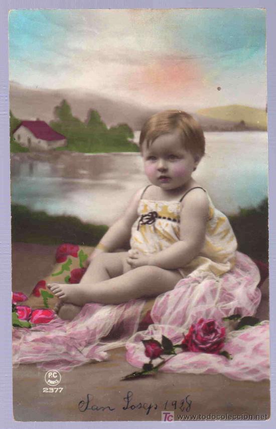 Postales: TARJETA POSTAL ANTIGUA INFANTIL. - Foto 1
