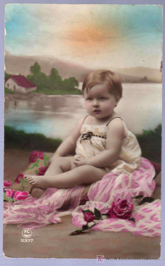 Postales: TARJETA POSTAL ANTIGUA INFANTIL. - Foto 1