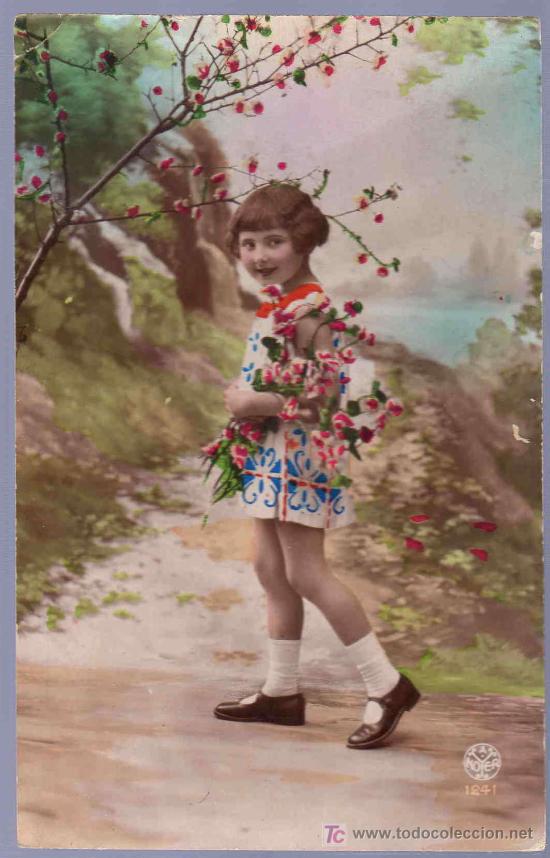Postales: TARJETA POSTAL ANTIGUA INFANTIL. - Foto 1