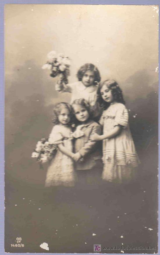 Postales: TARJETA POSTAL ANTIGUA INFANTIL. - Foto 1