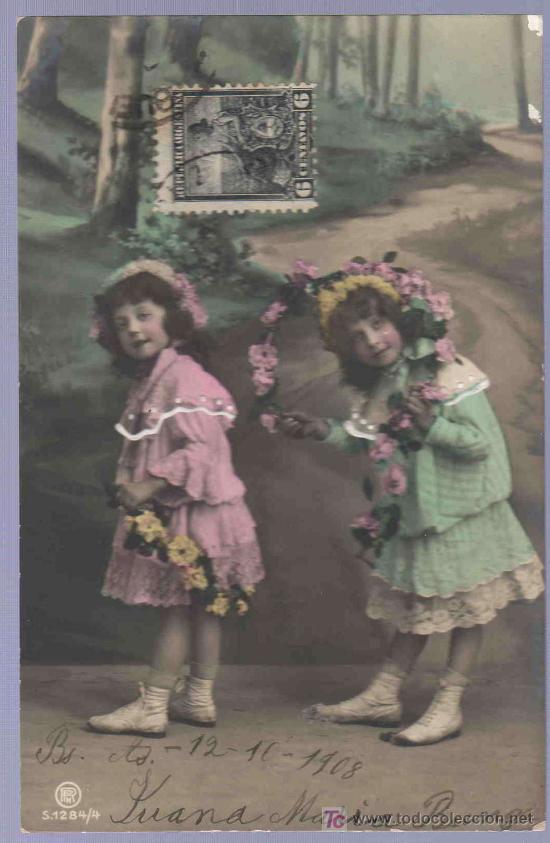 Postales: TARJETA POSTAL ANTIGUA INFANTIL. - Foto 1