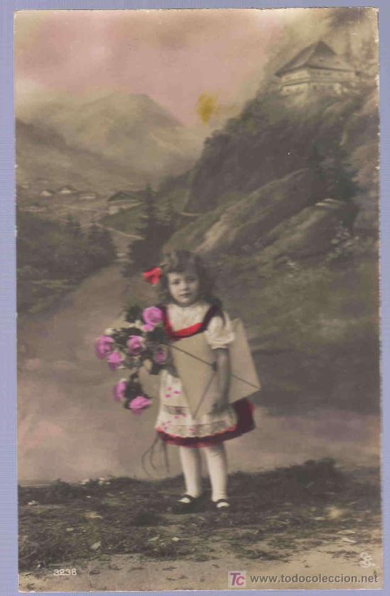 Postales: TARJETA POSTAL ANTIGUA INFANTIL. - Foto 1