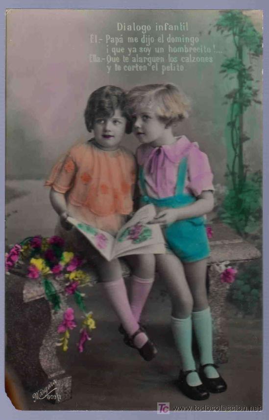 Postales: TARJETA POSTAL ANTIGUA INFANTIL. - Foto 1