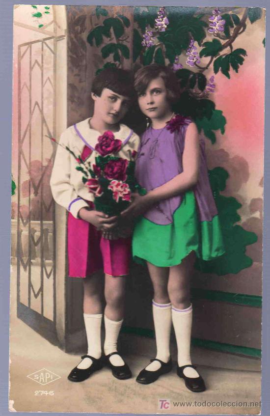 Postales: TARJETA POSTAL ANTIGUA INFANTIL. - Foto 1