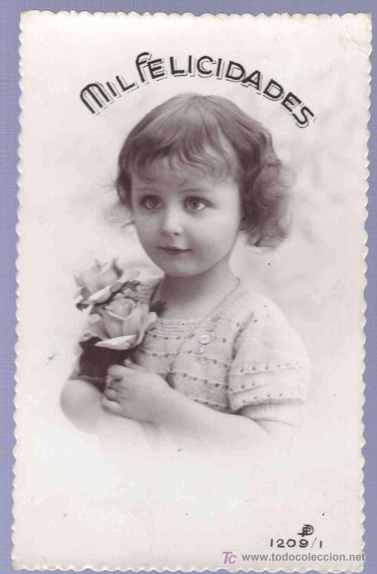 Postales: TARJETA POSTAL ANTIGUA INFANTIL. - Foto 1