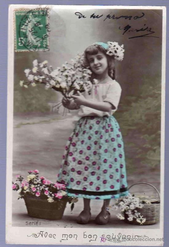 Postales: TARJETA POSTAL ANTIGUA INFANTIL. - Foto 1