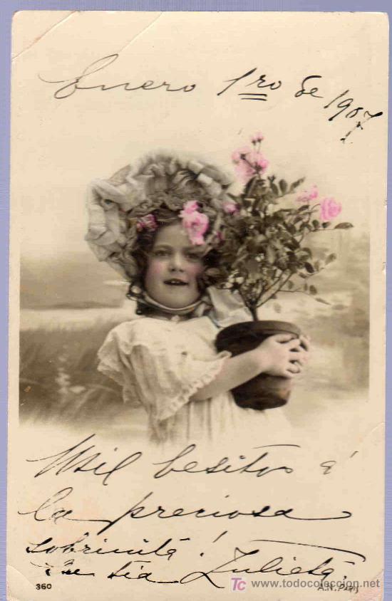 Postales: TARJETA POSTAL ANTIGUA INFANTIL. - Foto 1