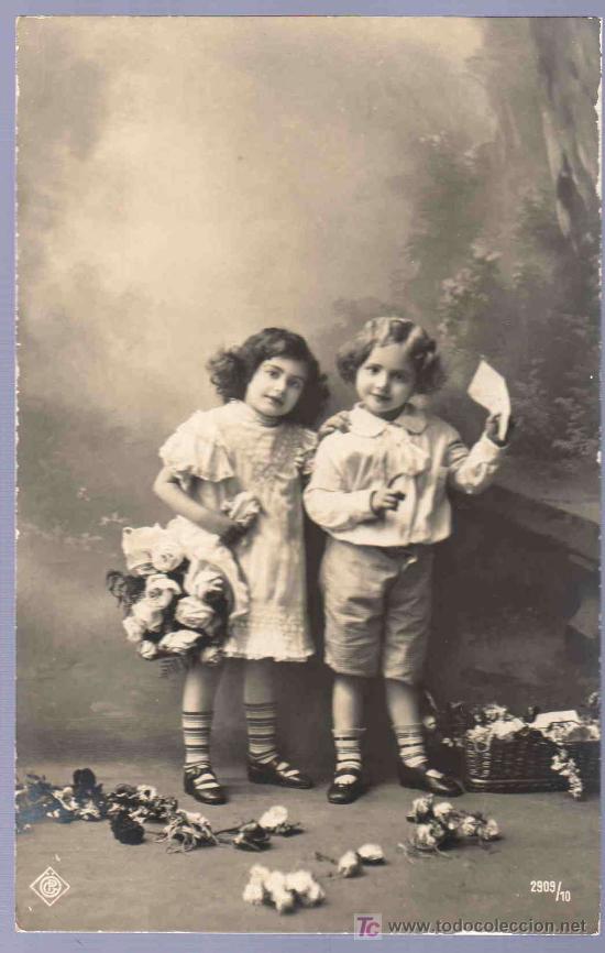 Postales: TARJETA POSTAL ANTIGUA INFANTIL. - Foto 1