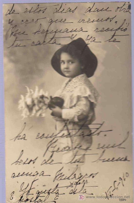 Postales: TARJETA POSTAL ANTIGUA INFANTIL. - Foto 1