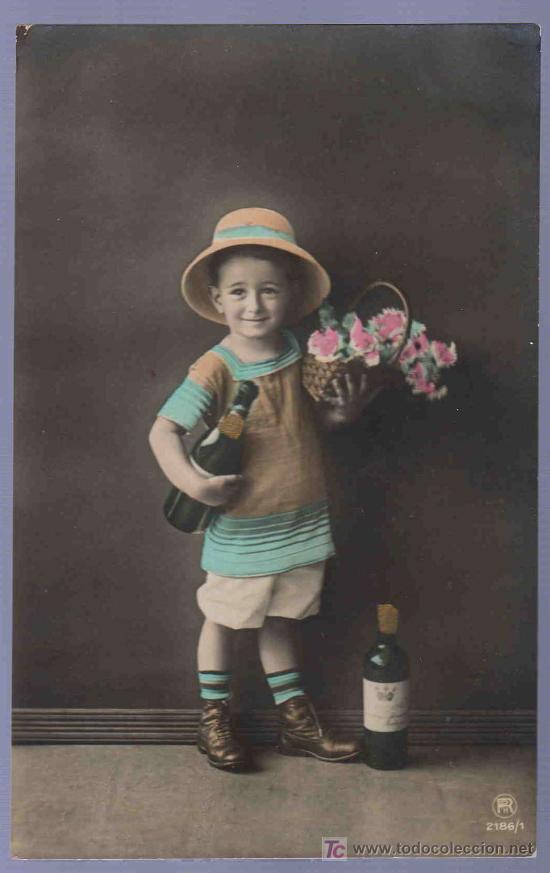 Postales: TARJETA POSTAL ANTIGUA INFANTIL. - Foto 1