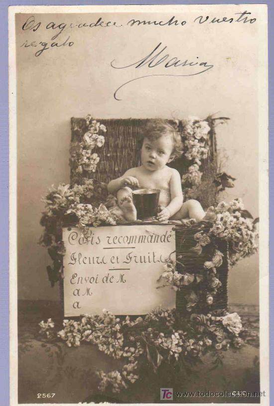 Postales: TARJETA POSTAL ANTIGUA INFANTIL. - Foto 1