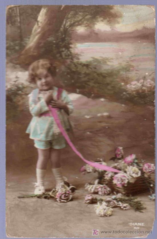 Postales: TARJETA POSTAL ANTIGUA INFANTIL. - Foto 1