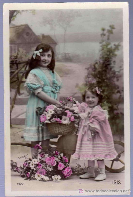 Postales: TARJETA POSTAL ANTIGUA INFANTIL. - Foto 1