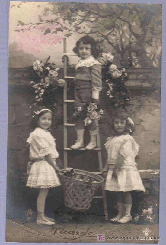 Postales: TARJETA POSTAL ANTIGUA INFANTIL. - Foto 1