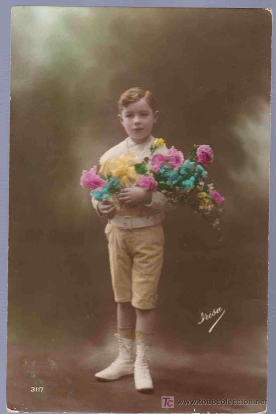 Postales: TARJETA POSTAL ANTIGUA INFANTIL. - Foto 1