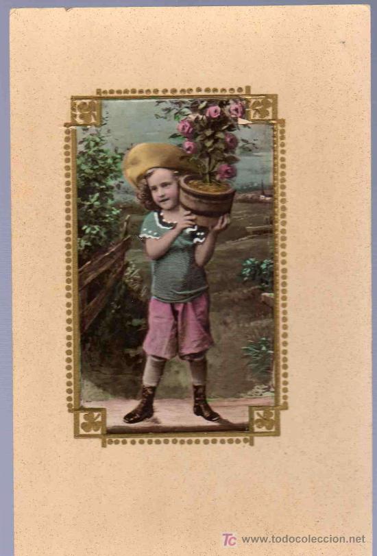 Postales: TARJETA POSTAL ANTIGUA INFANTIL. - Foto 1