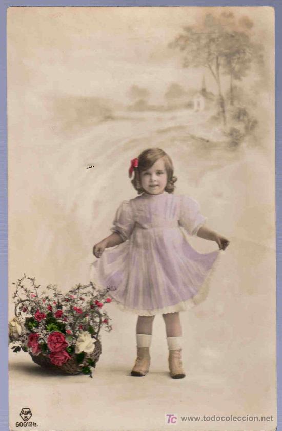 Postales: TARJETA POSTAL ANTIGUA INFANTIL. - Foto 1