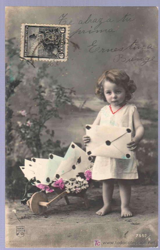 Postales: TARJETA POSTAL ANTIGUA INFANTIL. - Foto 1