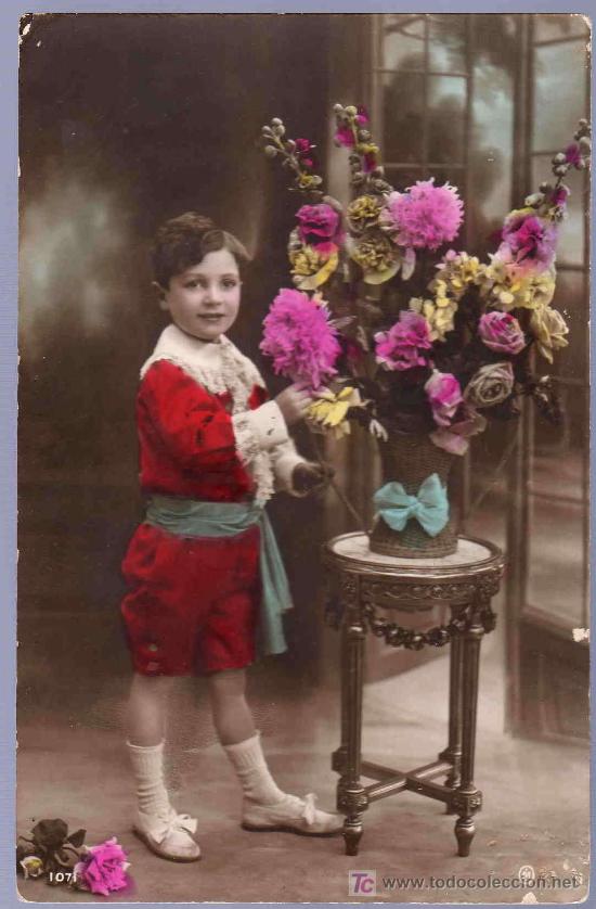 Postales: TARJETA POSTAL ANTIGUA INFANTIL. - Foto 1