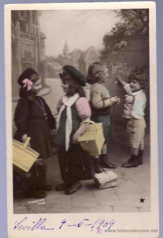 Postales: TARJETA POSTAL ANTIGUA INFANTIL - Foto 1