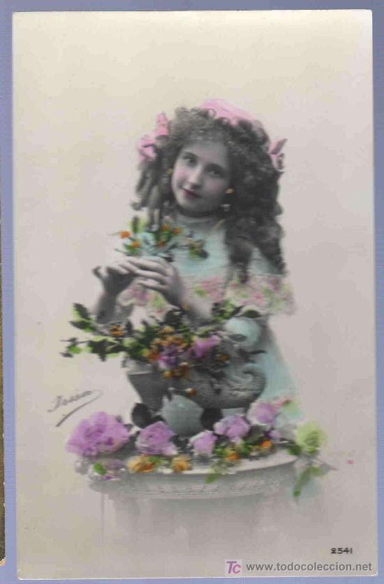 Postales: TARJETA POSTAL ANTIGUA INFANTIL - Foto 1