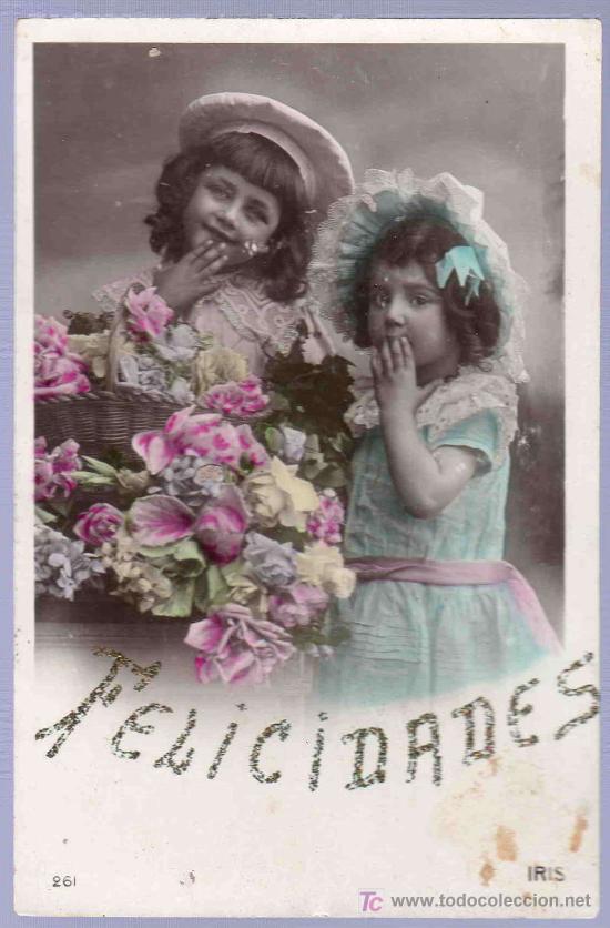 Postales: TARJETA POSTAL ANTIGUA INFANTIL. - Foto 1