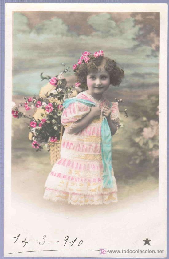 Postales: TARJETA POSTAL ANTIGUA INFANTIL. - Foto 1