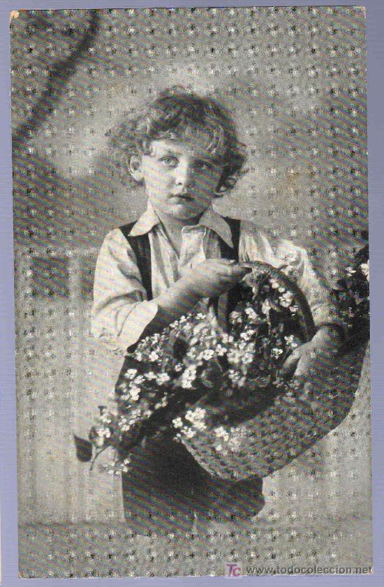 Postales: TARJETA POSTAL ANTIGUA INFANTIL. - Foto 1