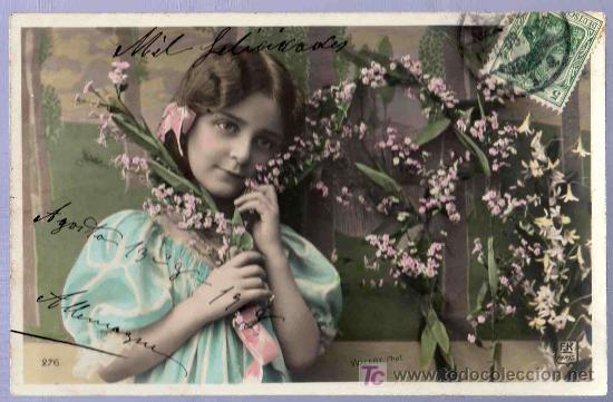 Postales: TARJETA POSTAL ANTIGUA INFANTIL. - Foto 1