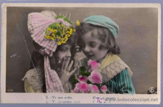 Postales: TARJETA POSTAL ANTIGUA INFANTIL. - Foto 1