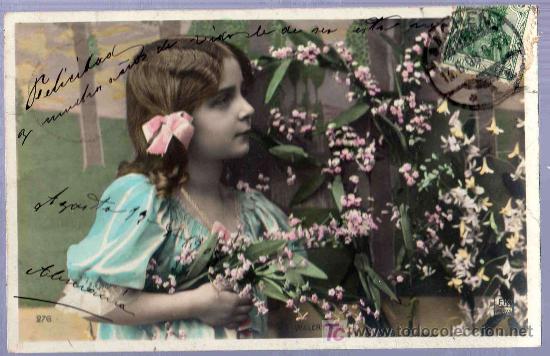 Postales: TARJETA POSTAL ANTIGUA INFANTIL. - Foto 1