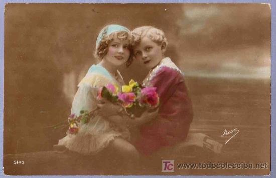 Postales: TARJETA POSTAL ANTIGUA INFANTIL. - Foto 1