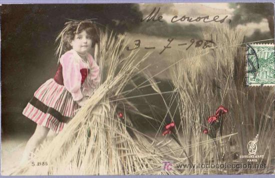 Postales: TARJETA POSTAL ANTIGUA INFANTIL. - Foto 1