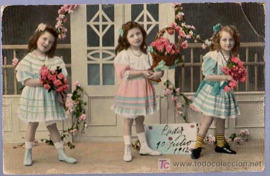 Postales: TARJETA POSTAL ANTIGUA INFANTIL. - Foto 1