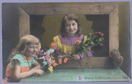 Postales: TARJETA POSTAL ANTIGUA INFANTIL. - Foto 1