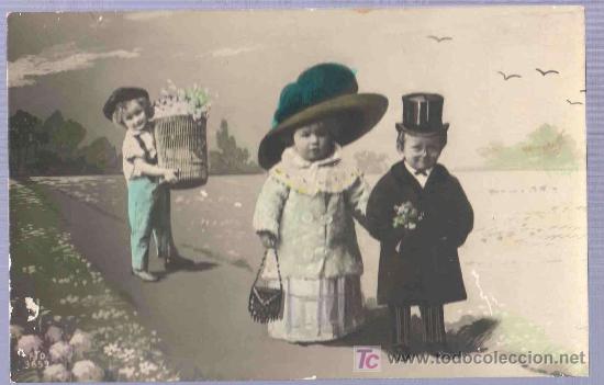 Postales: TARJETA POSTAL ANTIGUA INFANTIL. - Foto 1