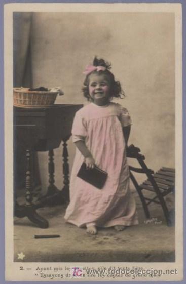 Postales: TARJETA POSTAL ANTIGUA DE NI&Ntilde;OS. - Foto 1