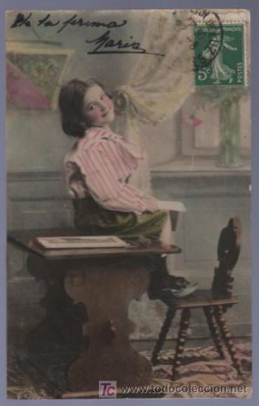 Postales: TARJETA POSTAL ANTIGUA DE NI&Ntilde;OS. - Foto 1