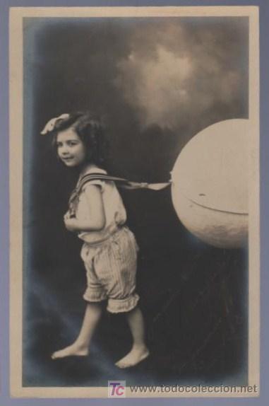 Postales: TARJETA POSTAL ANTIGUA DE NI&Ntilde;OS. - Foto 1