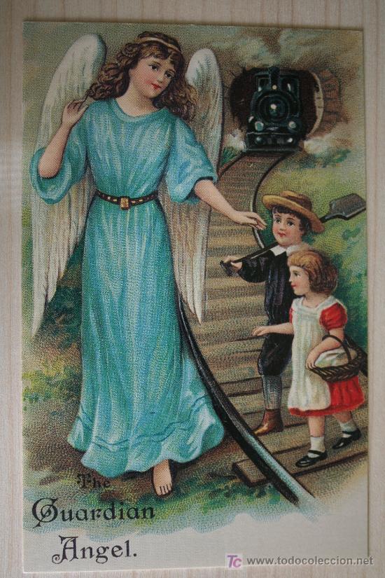 Postales: Postal The Guardian Angels. Sin circular - Foto 1