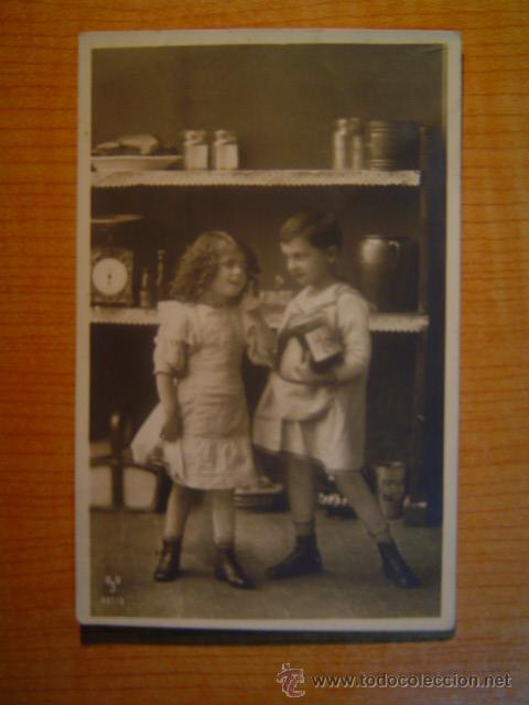 Postales: POSTAL NI&Ntilde;OS. BBJ CIRCULADA EN EL A&Ntilde;O1913 - Foto 1