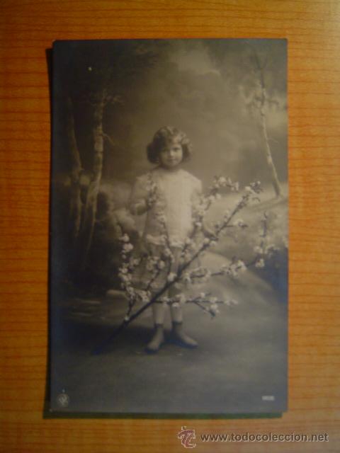 Postales: POSTAL NI&Ntilde;A NPG N&ordm; 14138  ESCRITA - Foto 1