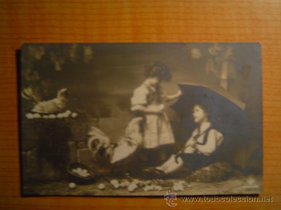 Postales: POSTAL NI&Ntilde;AS ESCRITA EN EL A&Ntilde;O 1912 - Foto 1