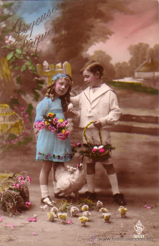 Postales: NI&Ntilde;OS - FRANCESA - Foto 1
