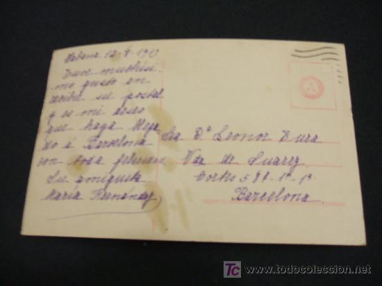 Postales: TARJETA POSTAL A&Ntilde;O 1919 - Foto 2