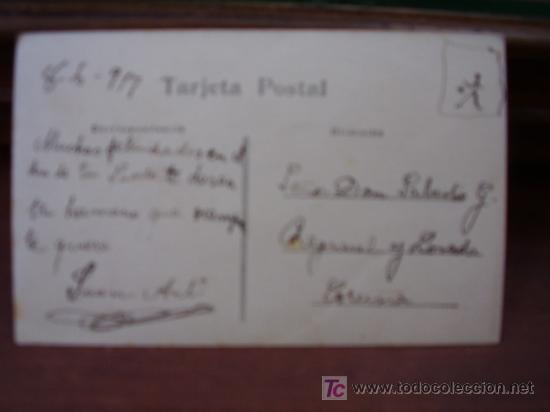 Postales: Postal Ni&ntilde;o Militar Circulada 1917 - Foto 3