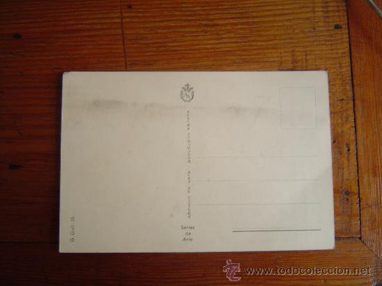 Postales: Antigua postal dibujada Ni&ntilde;a. - Foto 2